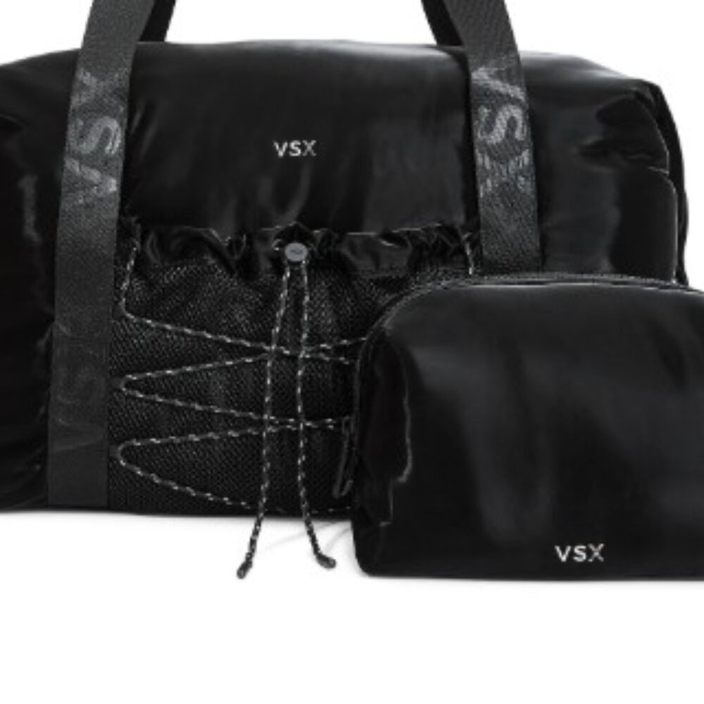 (RETAIL $119) 2pc VICTORIA SECRET Bundle🩷Tote & Pouch NWT🎁with FREE LIP BALM🎁